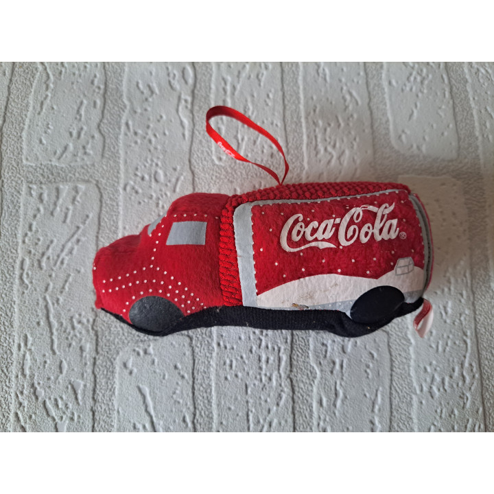 Coca Cola Vrachtwagen Kerstbal Stoffen