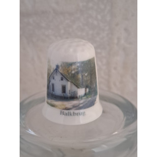 Limiethuisje in Balkbrug in de gemeente Hardenberg op een vingerhoedje Limiethuisje in Balkbrug in de gemeente Hardenberg op een vingerhoedje