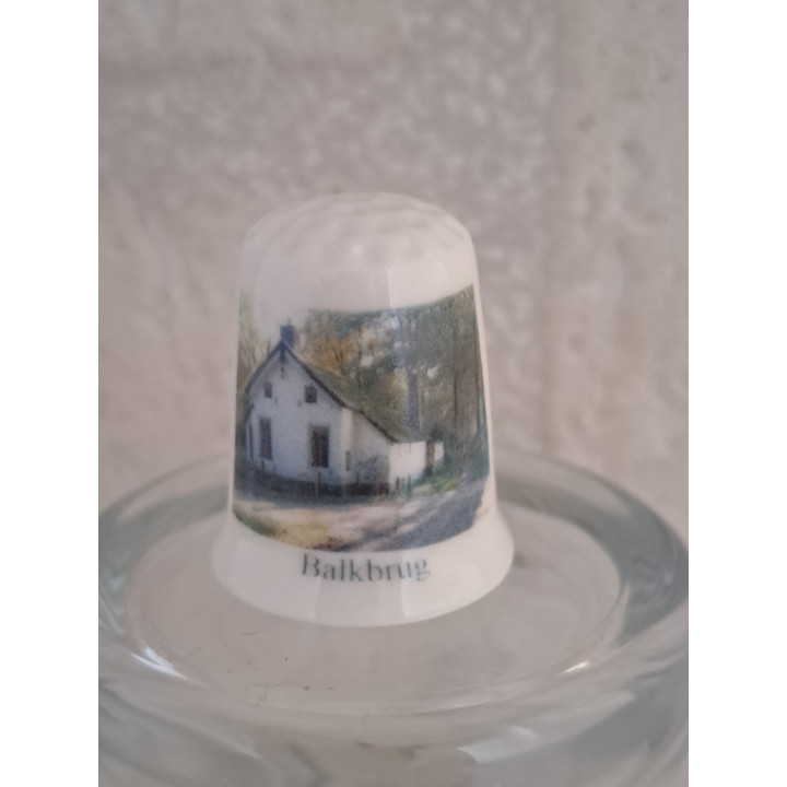 Limiethuisje in Balkbrug in de gemeente Hardenberg op een vingerhoedje Limiethuisje in Balkbrug in de gemeente Hardenberg op een vingerhoedje