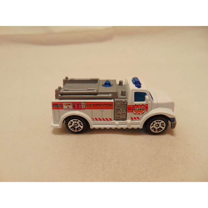Brandweerauto Highway Rescue Fire Truck Matchbox wit