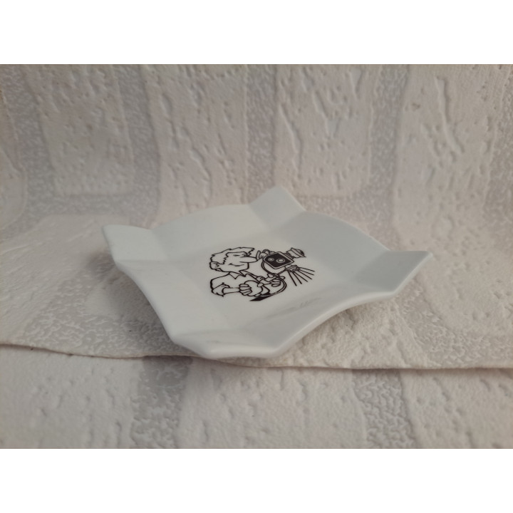 Porcelain Amuse Dish Photographer Camera Hand-Printed