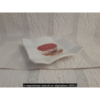 Porselein amuse schaaltje luchtballon Brothers 1784 8x8x1.5cm