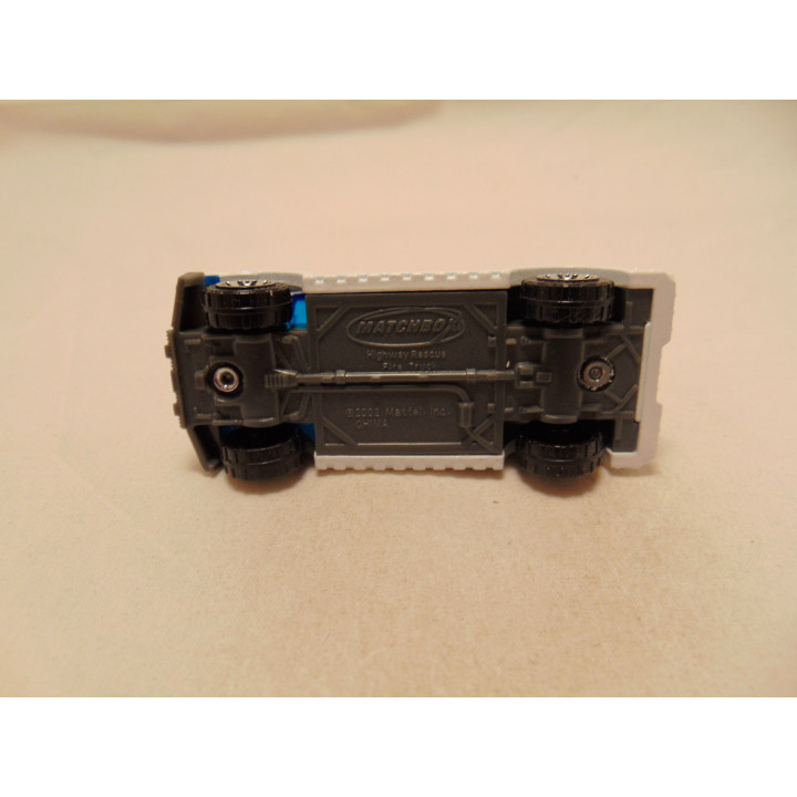 Brandweerauto Highway Rescue Fire Truck Matchbox wit