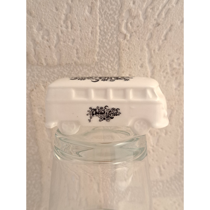 Volkswagen bus PEACE AND LOVE - porcelain collectible