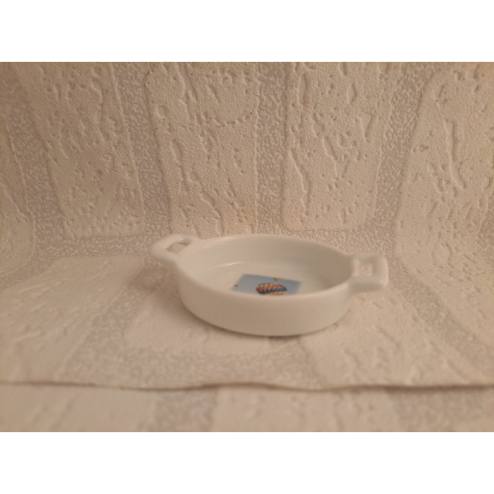 Amuseschaaltje met luchtballonnen, porselein 8.5x6x2cm - handgemaakt