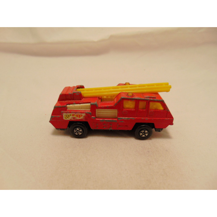 Brandweerwagen ladderwagen Blaze Buster Matchbox mb 22 rood