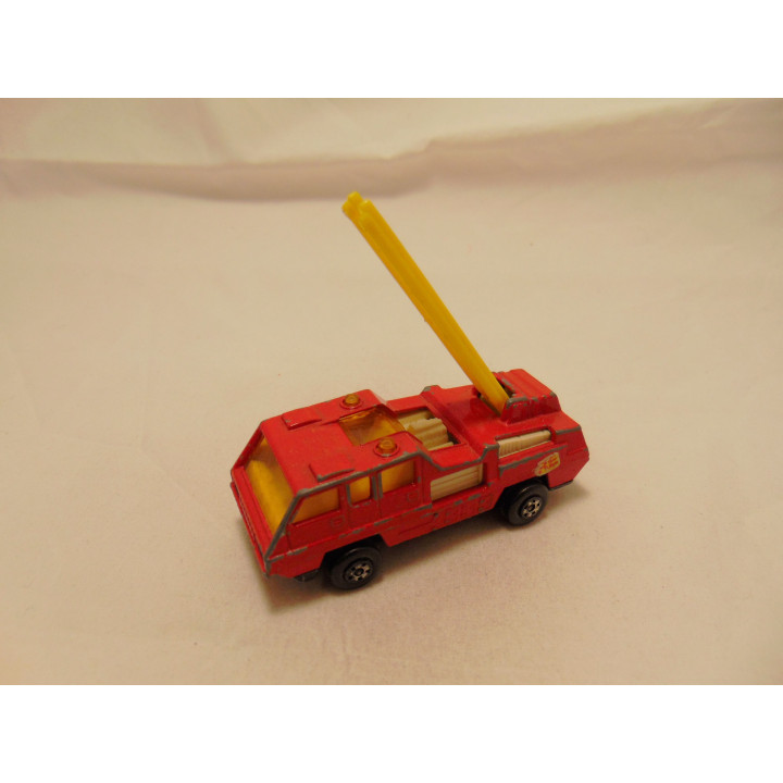 Brandweerwagen ladderwagen Blaze Buster Matchbox mb 22 rood