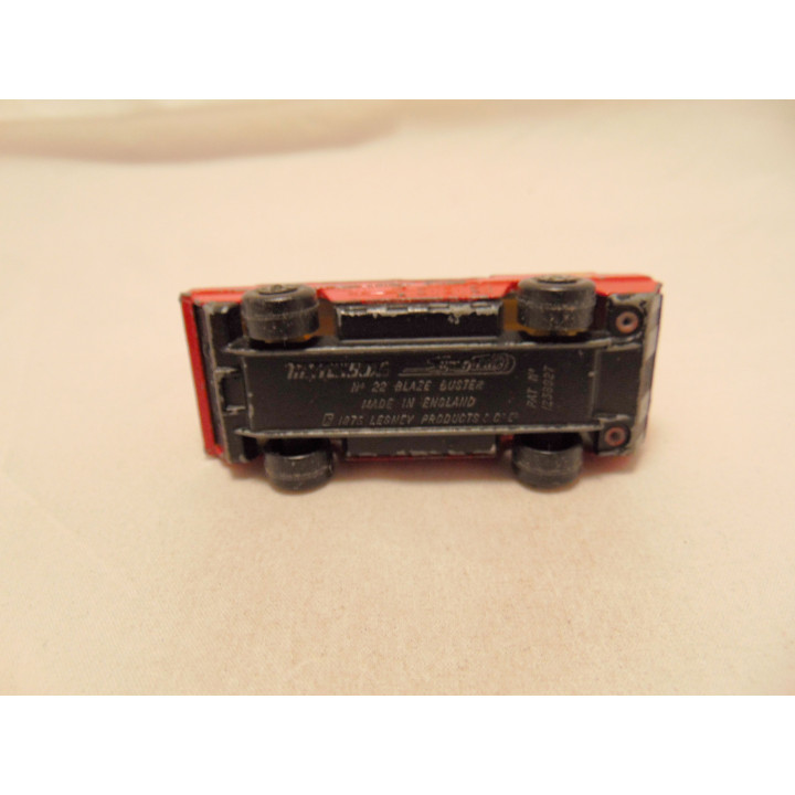 Brandweerwagen ladderwagen Blaze Buster Matchbox mb 22 rood