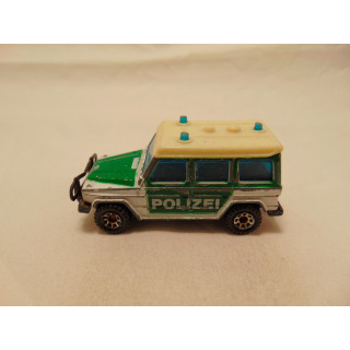 Mercedes 280GE politie Polizei Matchbox wit-groen