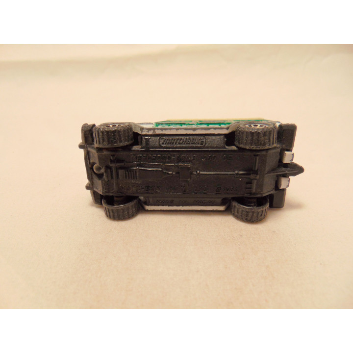Mercedes 280GE politie Polizei Matchbox wit-groen