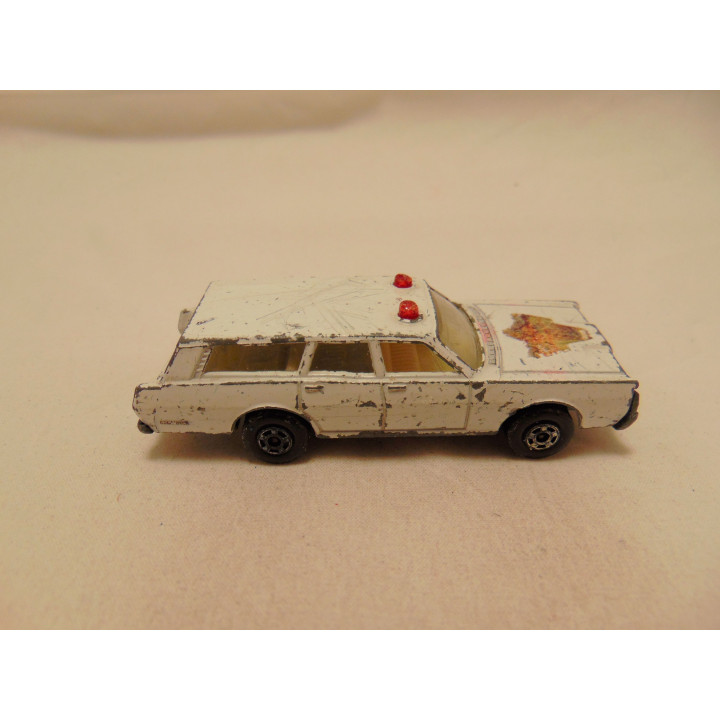 Mercury Commuter politie Matchbox wit