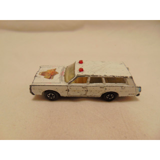 Mercury Commuter politie Matchbox 1:64 wit