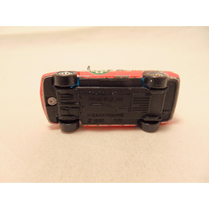 Nissan Prairie Ambulance Matchbox wit