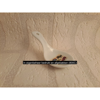 Lepel schaaltje van porselein Land Rover Defender 10x5x5cm