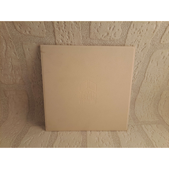 Luchtballonvaart foto op een aardewerk tegel, 15x15cm - aardewerk