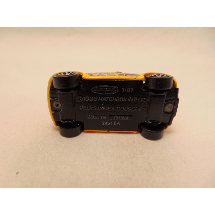 Volkswagen Concept politie Dare Matchbox geel