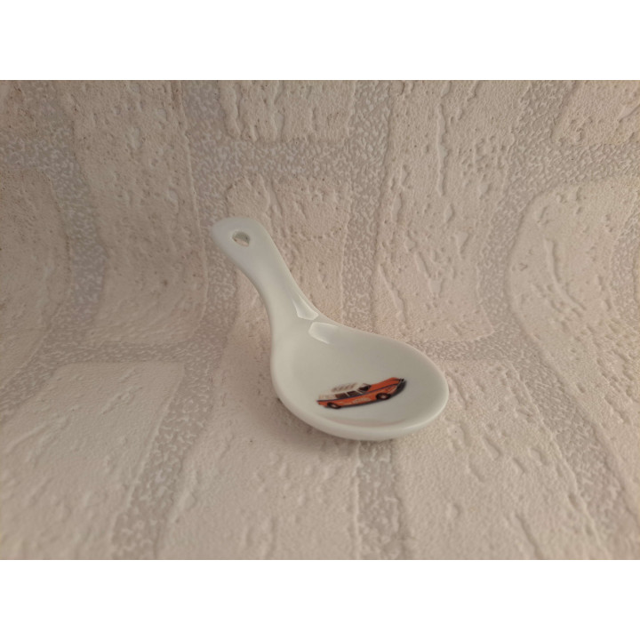 Amuselepel met Citroen DS 21 break, porselein 10x5x5cm - handgemaakt