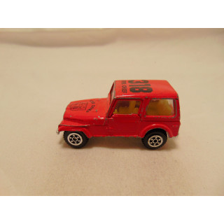 Jeep CJ7 Renegade SUV 1977 Brandweer Fire chief 1:64 rood