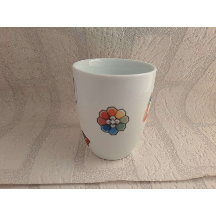 Porselein koffie melk beker met Ash Ketchum uit Pokemon tekening - handgemaakt