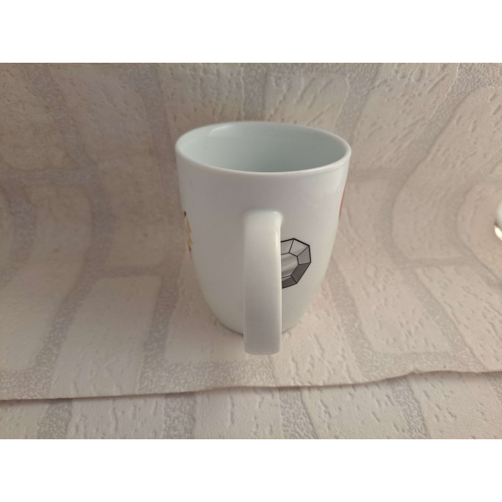 Porselein koffie melk beker met Ash Ketchum uit Pokemon tekening - handgemaakt