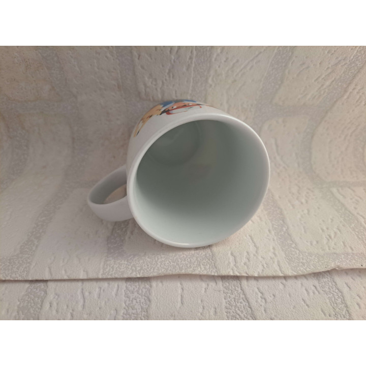 Porselein koffie melk beker met Ash Ketchum uit Pokemon tekening - handgemaakt