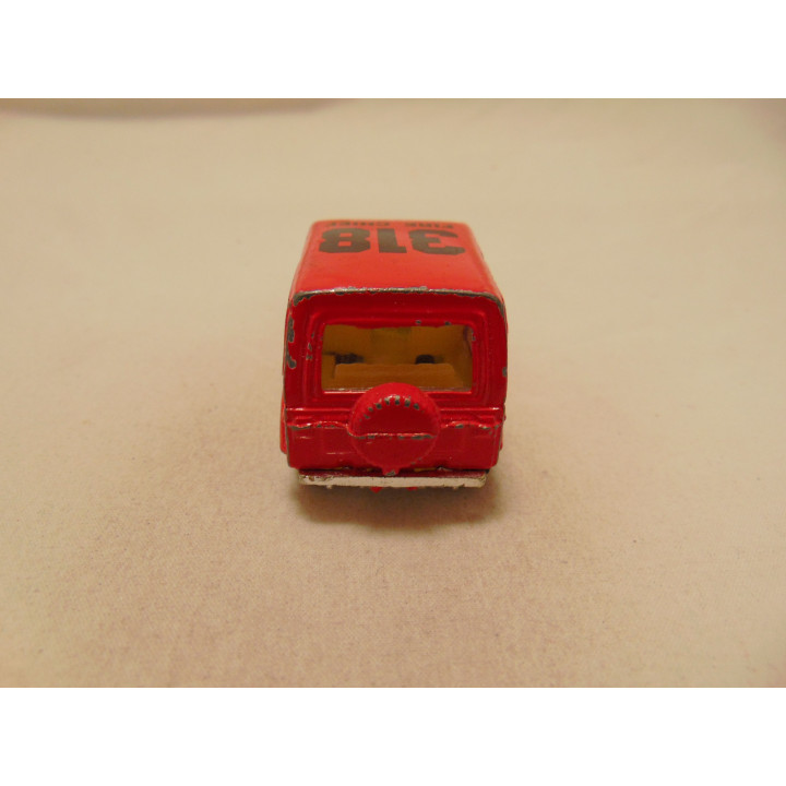 Jeep CJ7 Renegade SUV 1977 Brandweer Fire chief 1:64 rood