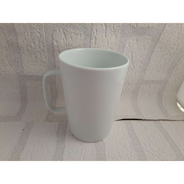 Porselein mok beker met groene kleur Mini Cooper tekening - handgemaakt