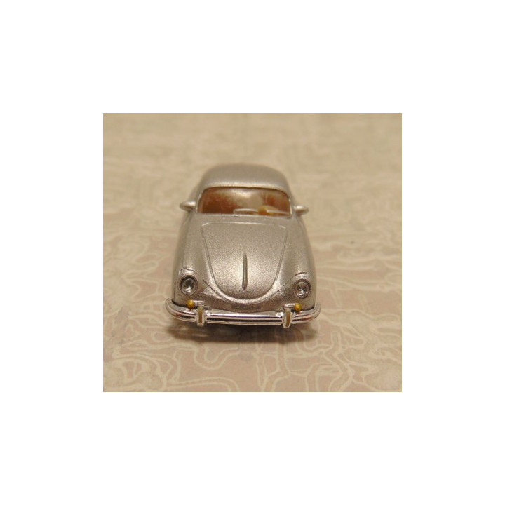 Porsche 356A coupe High speed 1:87 zilverkleurig - modelauto