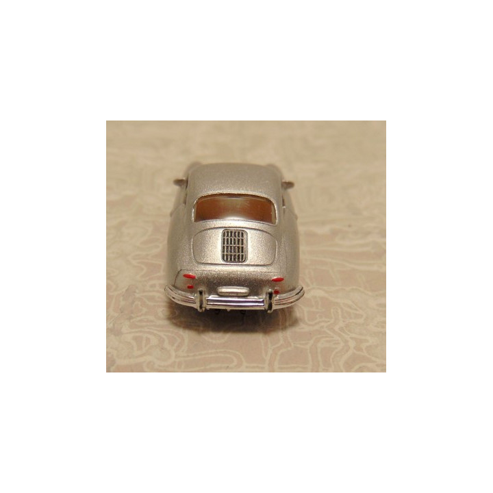 Porsche 356A coupe High speed 1:87 zilverkleurig - modelauto