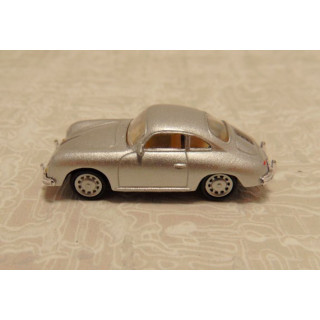 Porsche 356A coupe High speed 1:87 zilverkleurig