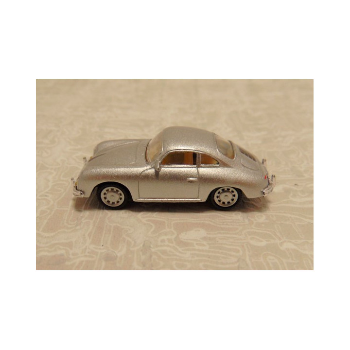 Porsche 356A coupe High speed 1:87 zilverkleurig