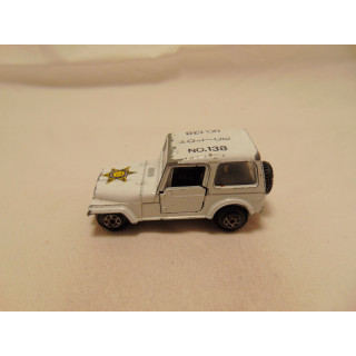 Jeep CJ7 Renegade SUV 1977 Politie 1:64 wit
