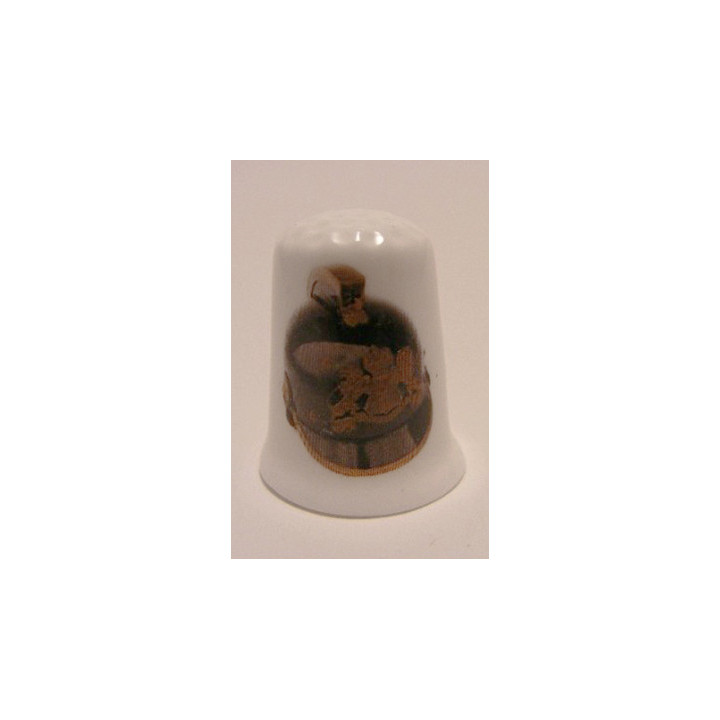 Brandweerhelm vingerhoedje  - Verzamelobject