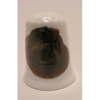 Brandweerhelm vingerhoedje  - Verzamelobject