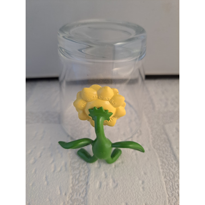 Sunflora van hard rubber Pokemon Tomy 4.5x2x4.5cm - pokemon artikelen Sunflora van hard rubber Pokemon Tomy 4.5x2x4.5cm - pokemon artikelen
