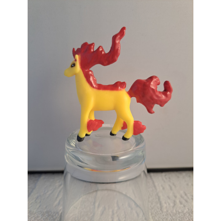 Ponyta Pokemon Figure Hard Rubber Tomy