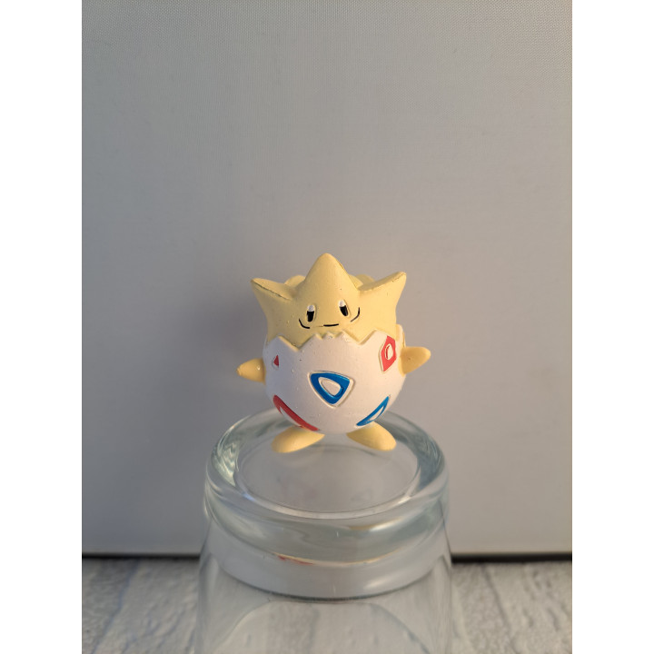 Togepi van hard rubber Pokemon Tomy D2.5x4 cm