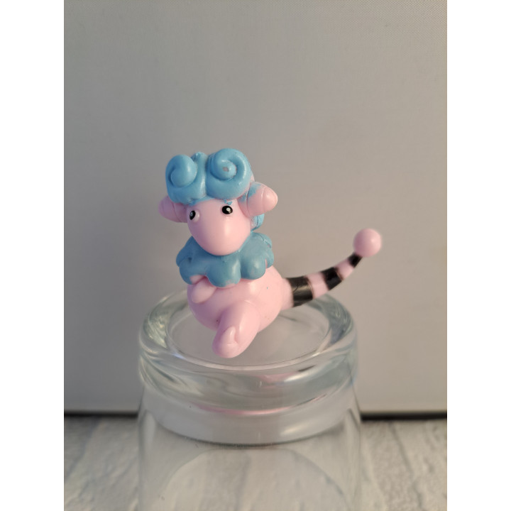 Flaaffy van hard rubber Pokemon Tomy 5x3x3.5cm - pokemon artikelen