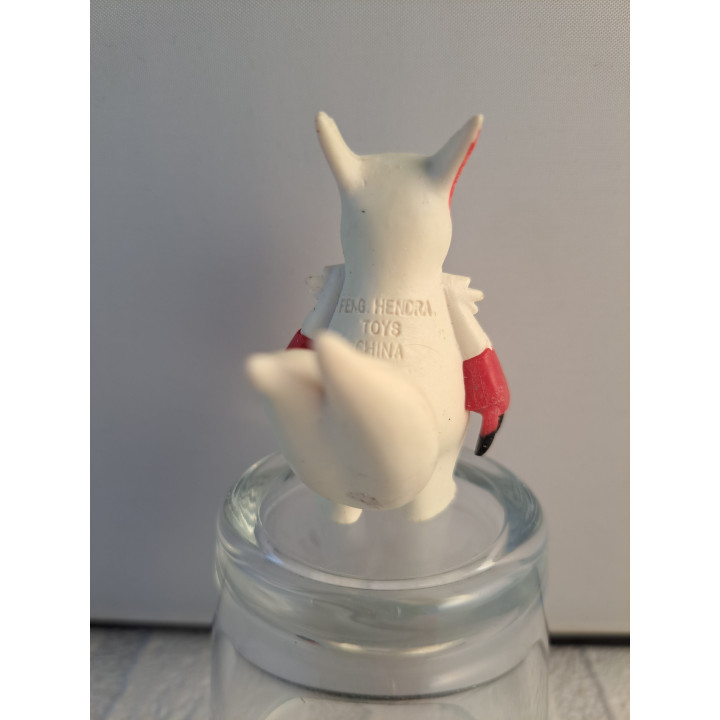 Zangoose van hard rubber Pokemon Feng Hendra 3x4x5cm - pokemon artikelen