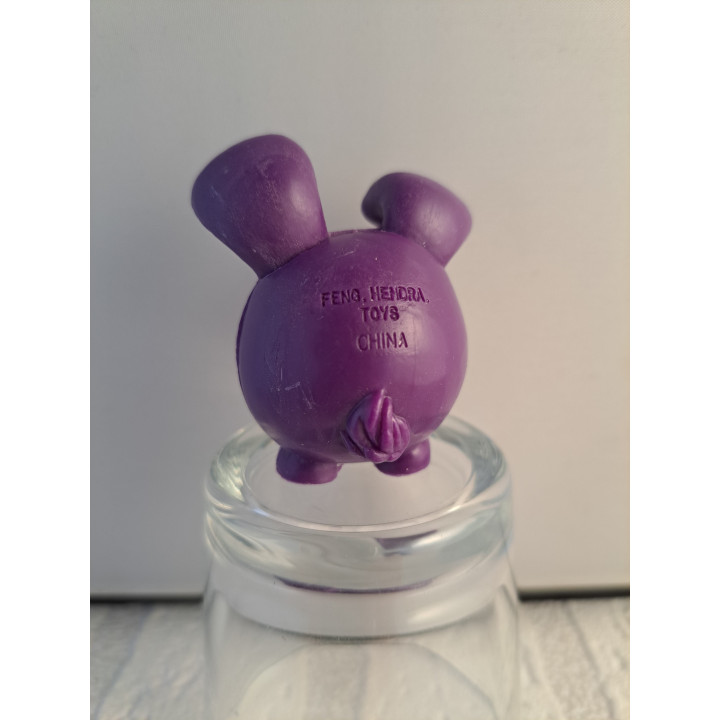 Whismur van hard rubber Pokemon Feng Hendra D3xH4.5cm - pokemon artikelen