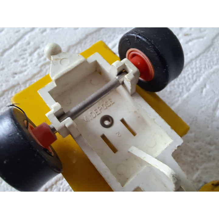 Truck with Trailer Tin Toy KOSTO 16x5.5x5cm Vintage Collectible