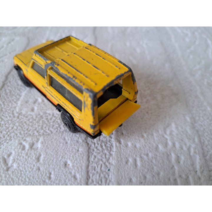 Matra Rancho Matchbox 1:60 geel - modelauto