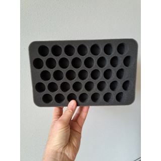 Opberg schuim display voor je verzameling L28xB18xH3.5cm