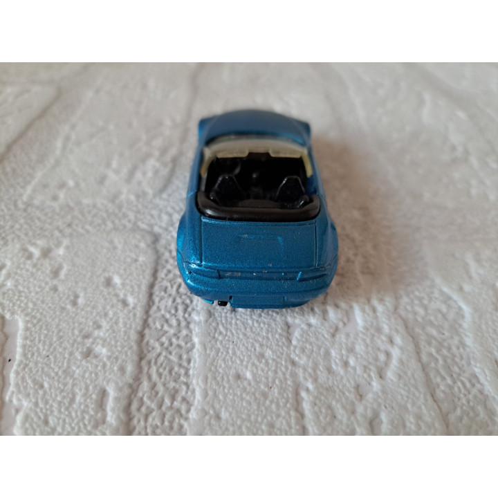 Bmw Z3 cabrio 1:64 Edocar blauw - modelauto