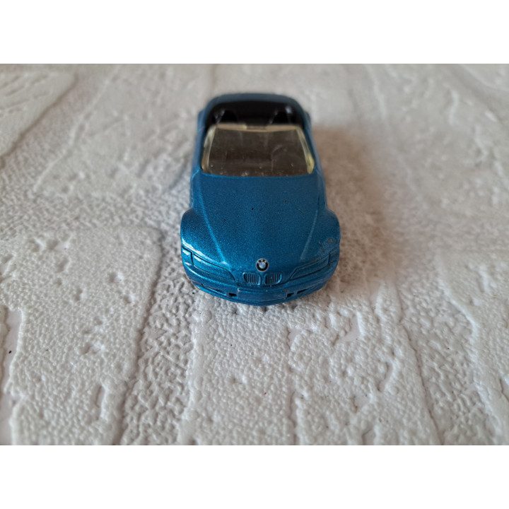 Bmw Z3 cabrio 1:64 Edocar blauw - modelauto