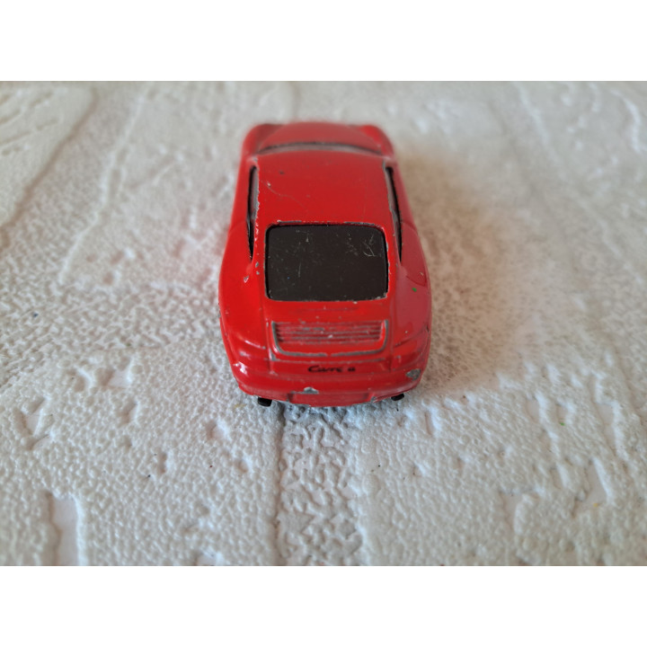 Porsche 911 speedster cabrio Maisto 1:64 rood - modelauto