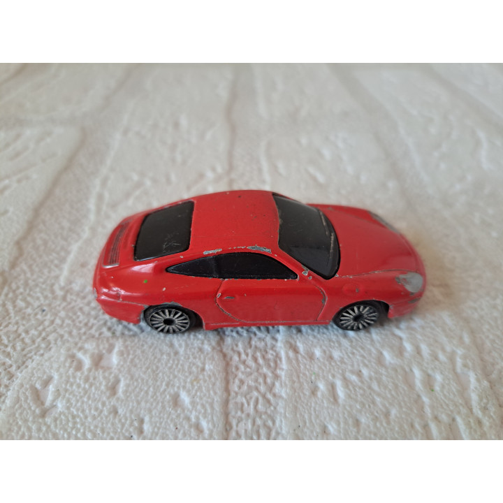 Porsche 911 speedster cabrio Maisto 1:64 rood - modelauto