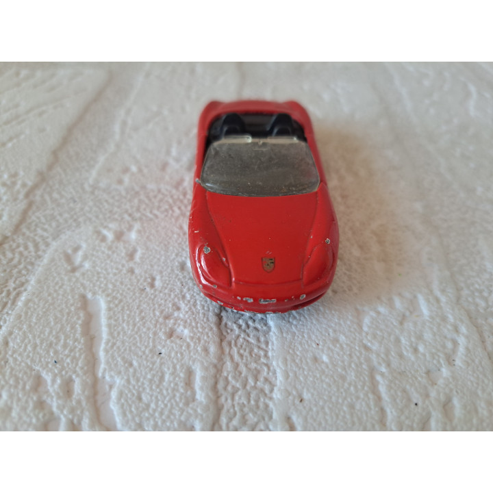 Porsche Boxster 1:64 Maisto rood - modelauto