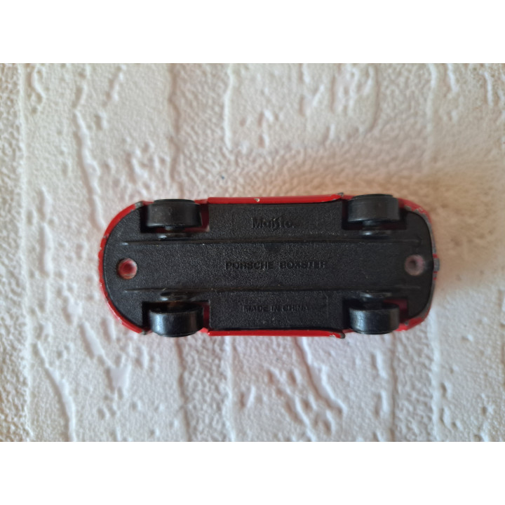 Porsche Boxster 1:64 Maisto rood - modelauto