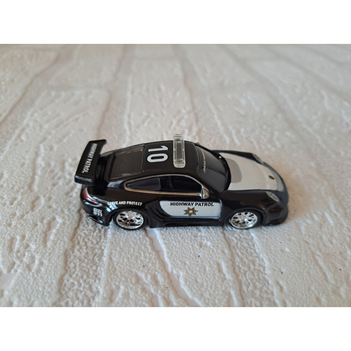 Porsche 911 GT2 politie Highway patrol 1:64 Maisto - modelauto